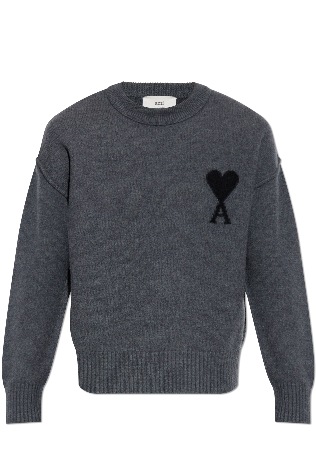 Grey Wool sweater Ami Alexandre Mattiussi - Vitkac AS